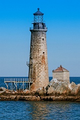 Graves Lighthouse Tower in Boston Harbor